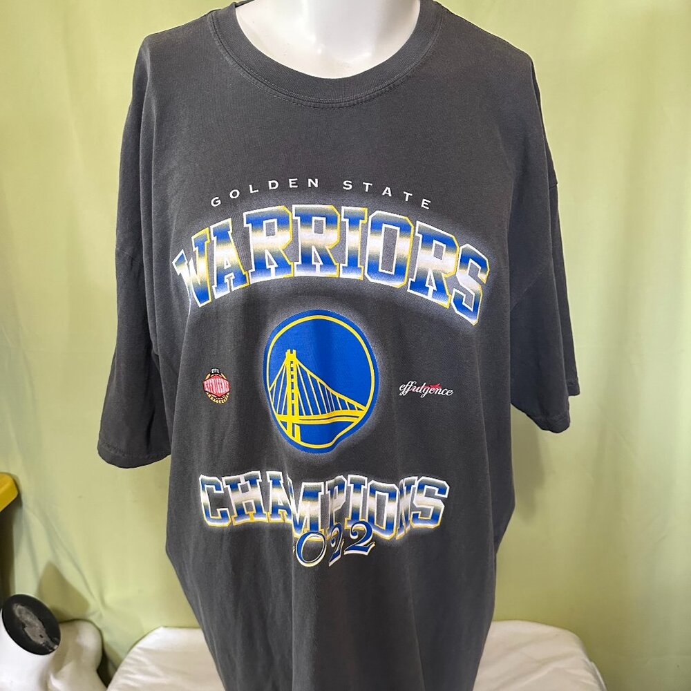 Golden State Warriors 2021 Champions Effulgence Men's Gray T Shirt 3XL XXL